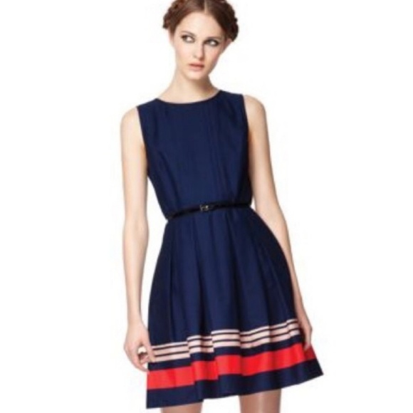 Jason Wu Dresses & Skirts - Jason Wu Navy Red Dress with Pockets